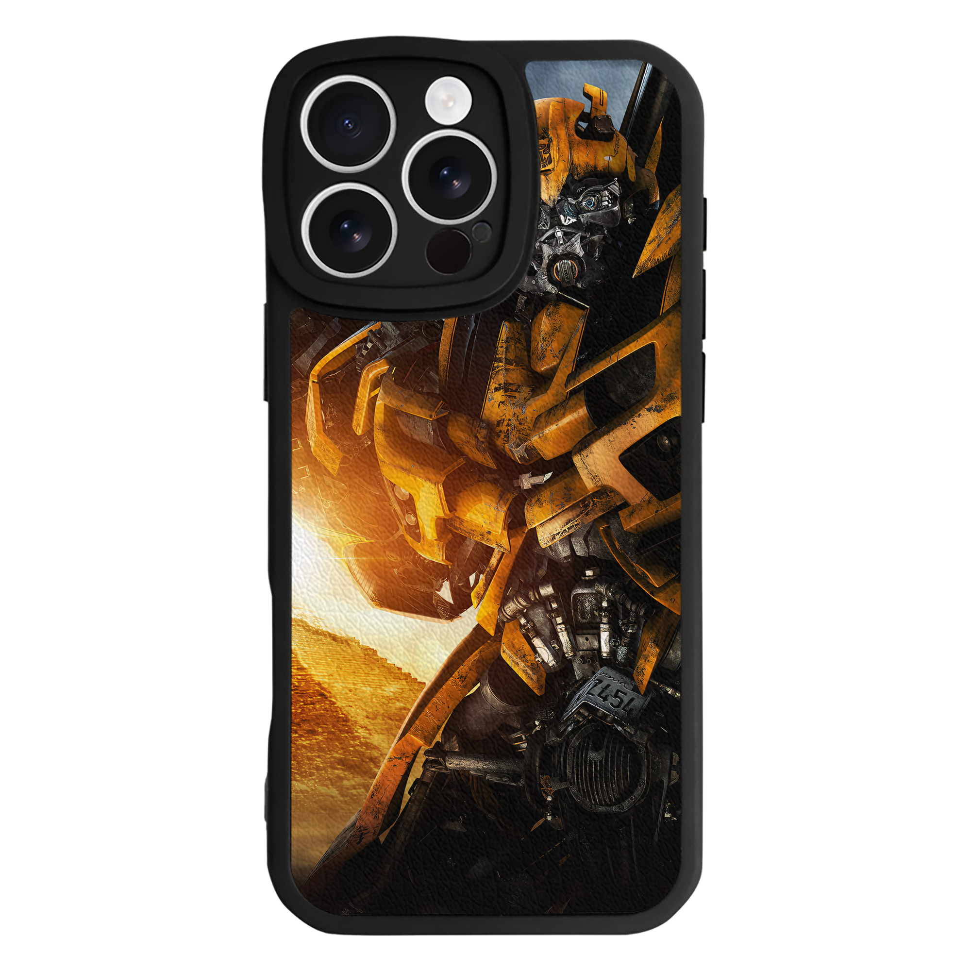 （画像用） Transformers トランスフォーマー 【iPhone 16シリーズ対応】シリコンスマホケース（レザー調） 材質：シリコン